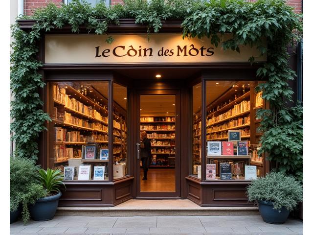 Façade de la librairie Le Coin des Mots